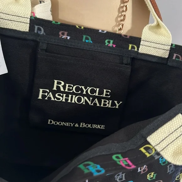 Dooney & Bourke It Medium Recycled Tote - New - Vintage - Picture 7 of 15